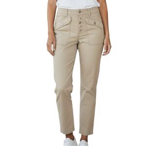 Veronica Beard Arya Cargo Straight-Leg Pants